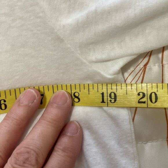 J. Crew White Open Back/Butterfly/Knotted Long Sleeve T Shirt Size L Style AG736 - Picture 4 of 9